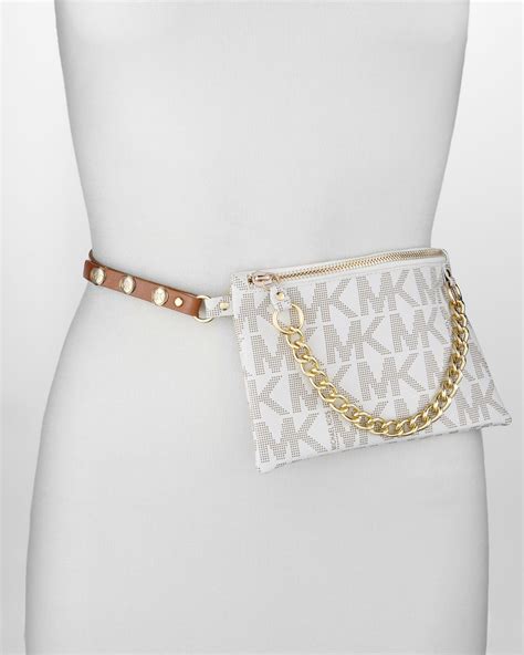 michael kors white belt bag|belt bag michael kors outlet.